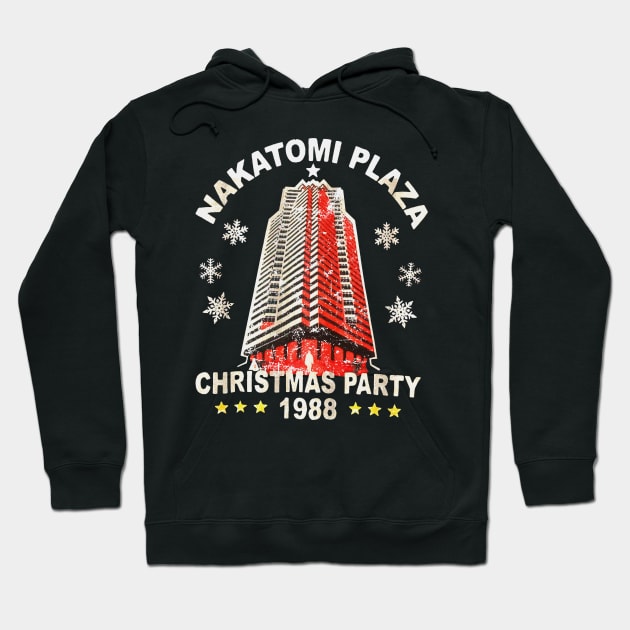 Christmas Party 1988 // Nakatomi Plaza Vintage Hoodie by Milda Gobhi